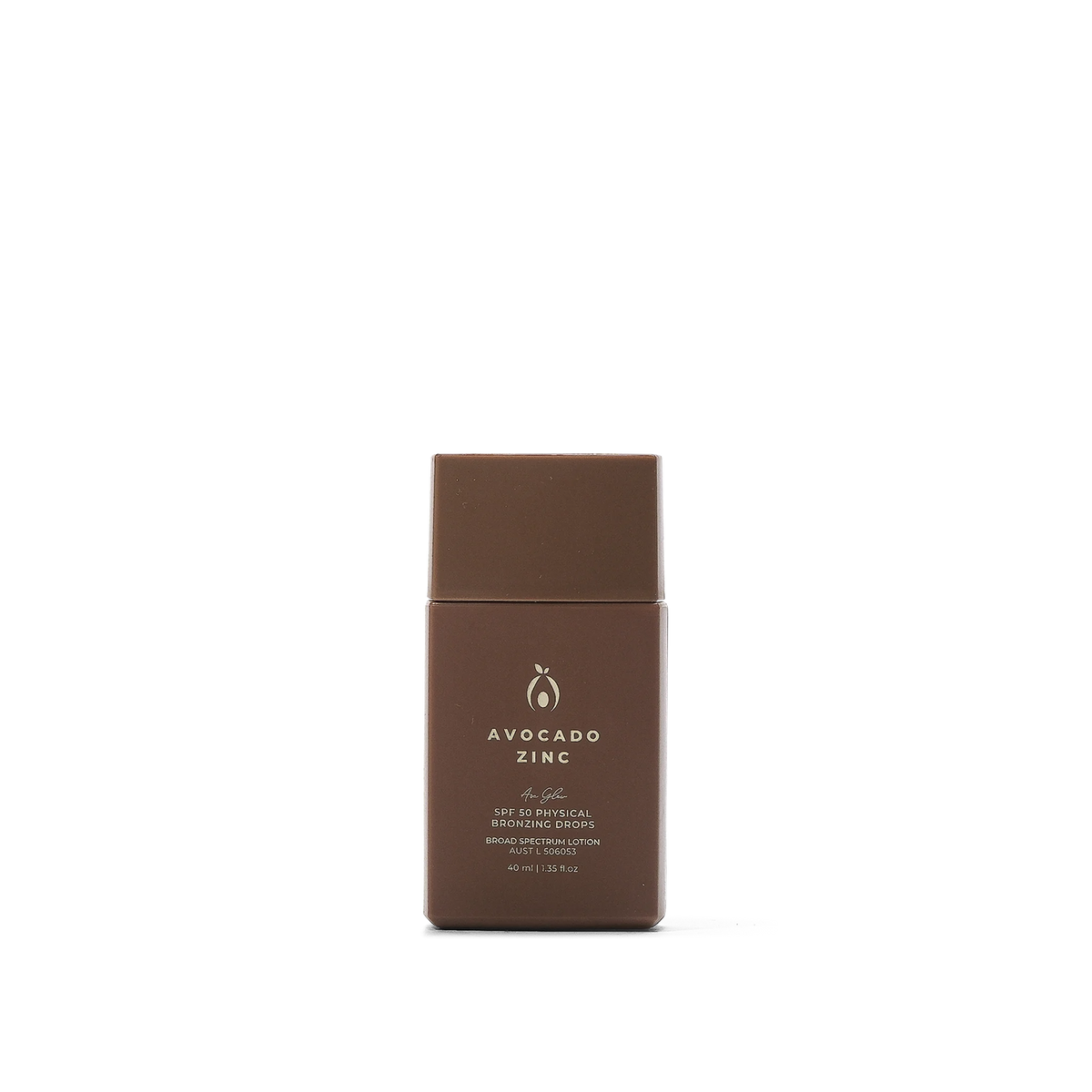 Avocado Zinc SPF 50 Bronzing Drops – front