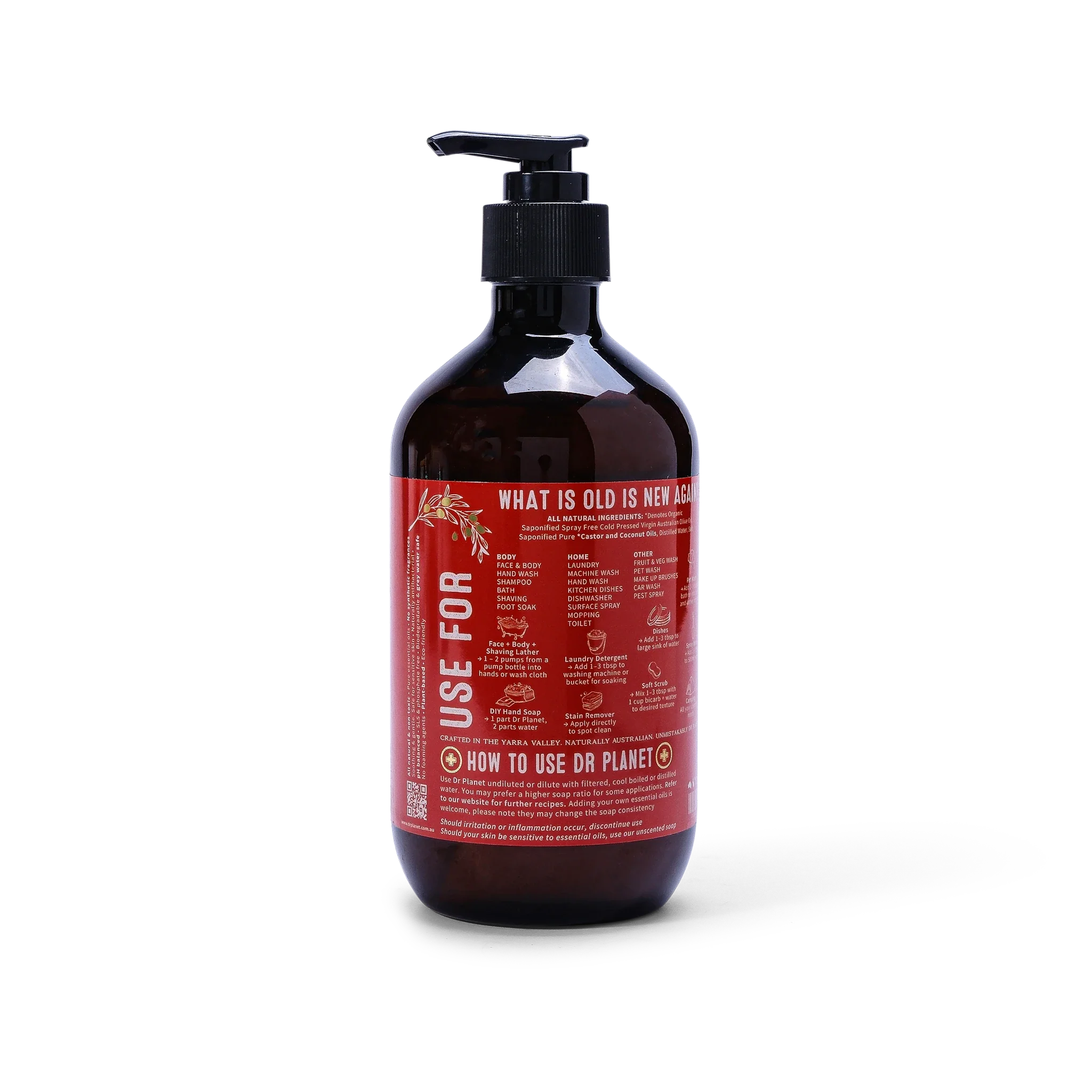 Organic Unscented Pump bottle