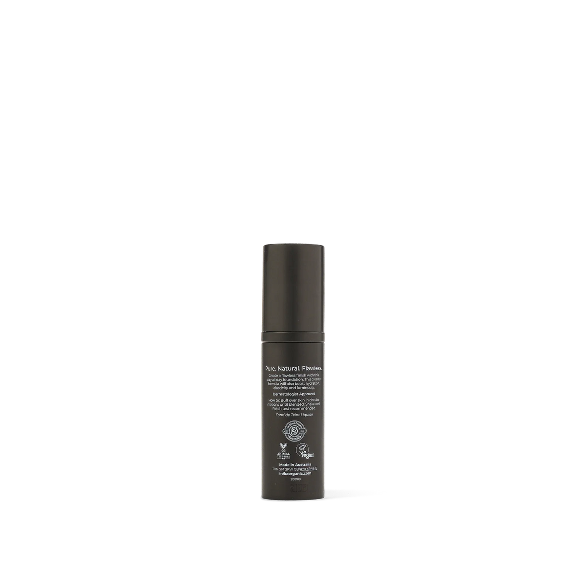 Inika Liquid Foundation – back alt 2