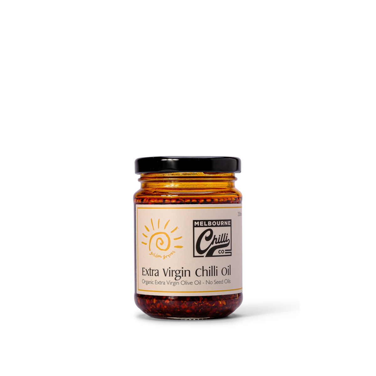 Melbourne chilli Oil Organic Raw Chili Oil front