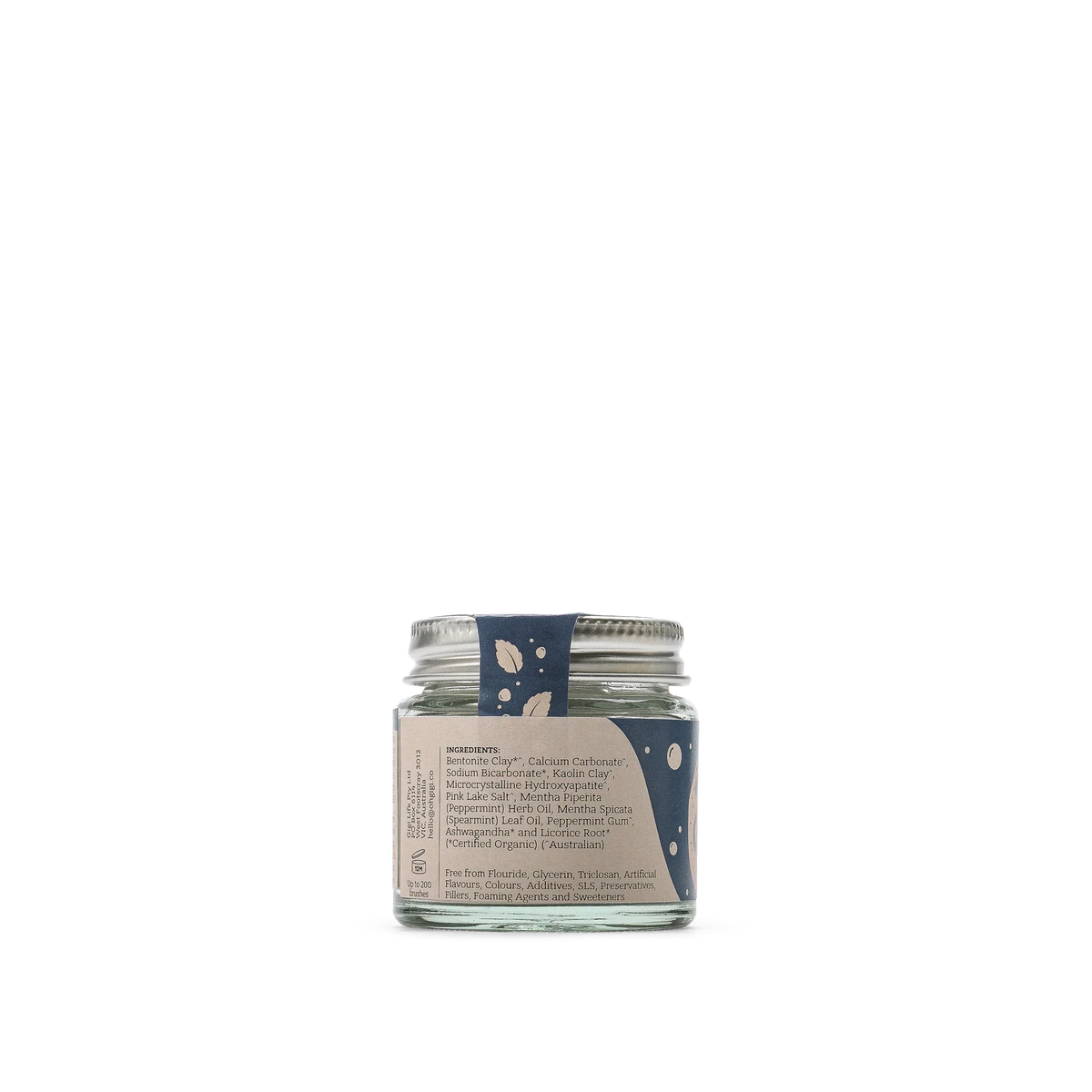 OhGigi Hydroxyapatite Toothpowder ‘Minty Brush’ – back