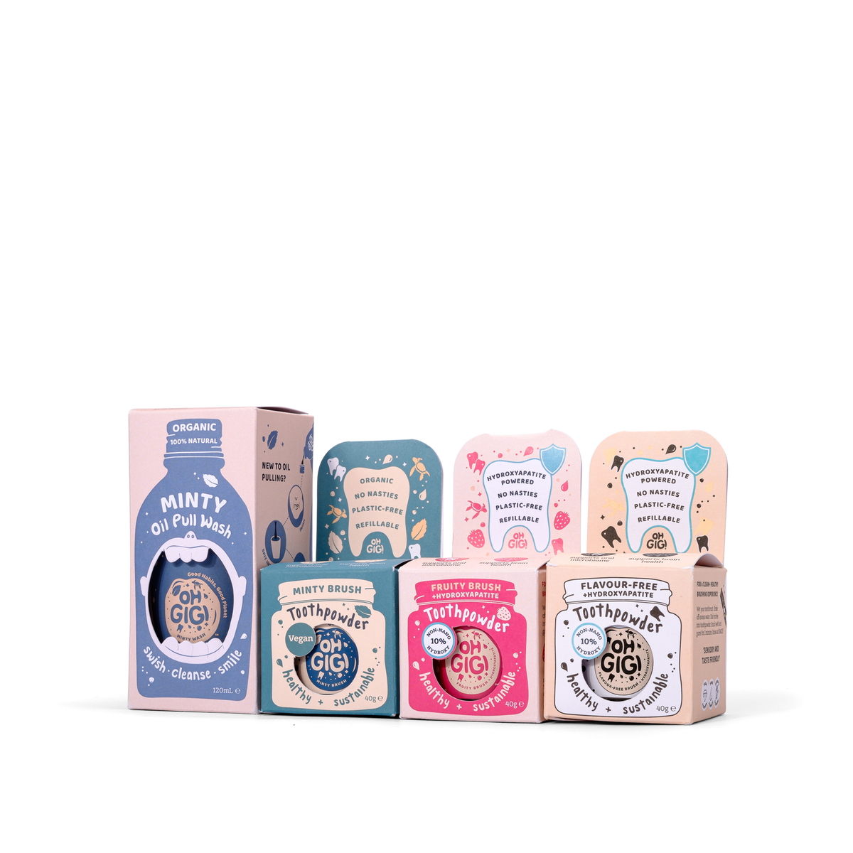 Hydroxyapatite Toothpowder 'Fruity Brush'