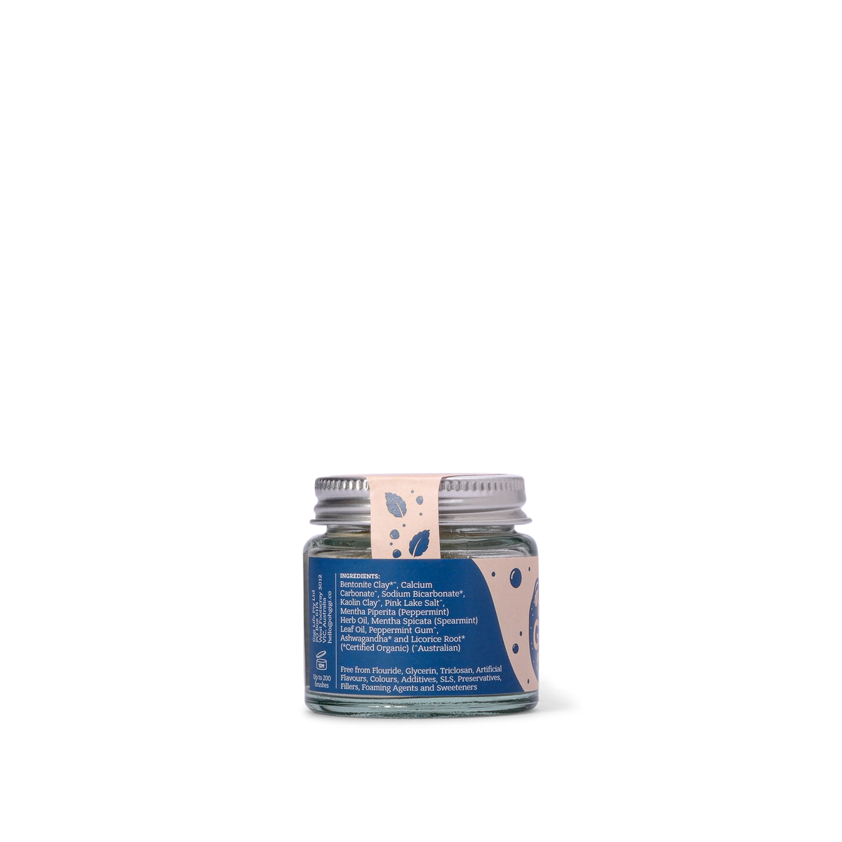 Organic Toothpowder 'Minty Brush'