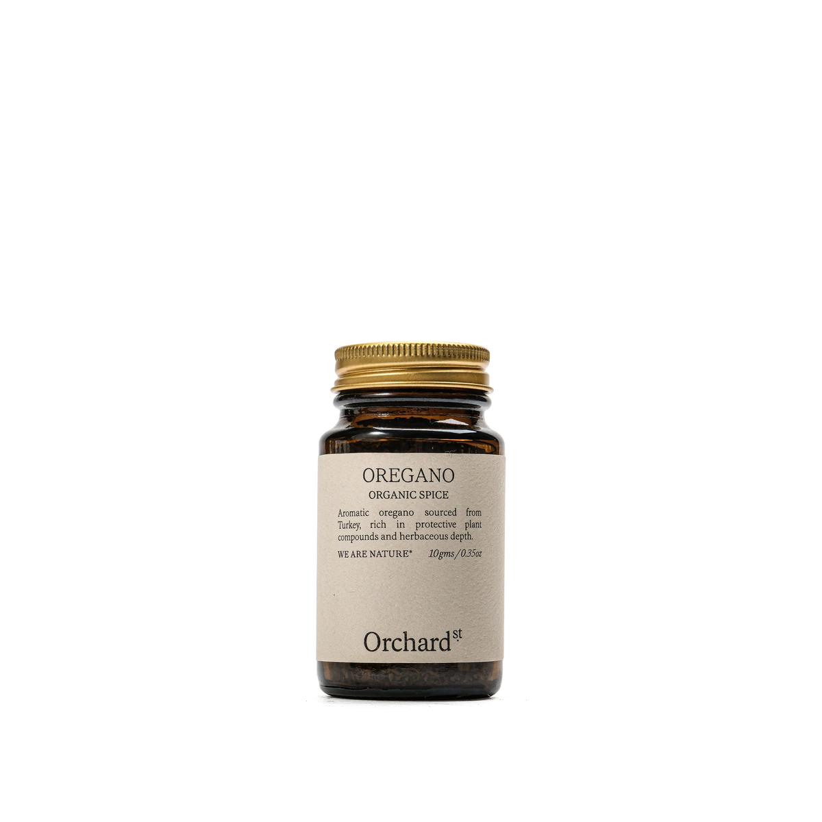 Orchard St. Organic Oregano – front