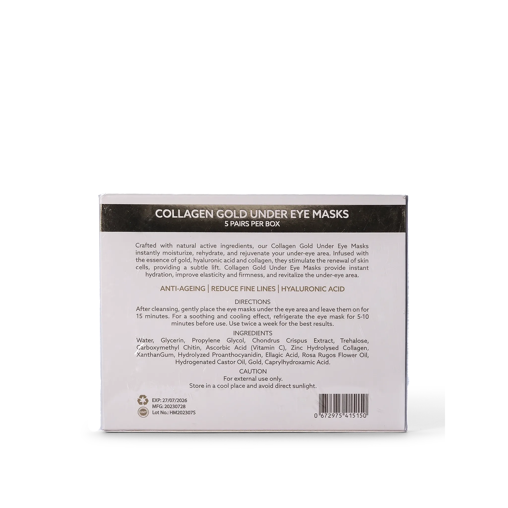 CGN Gold Under Eye Mask