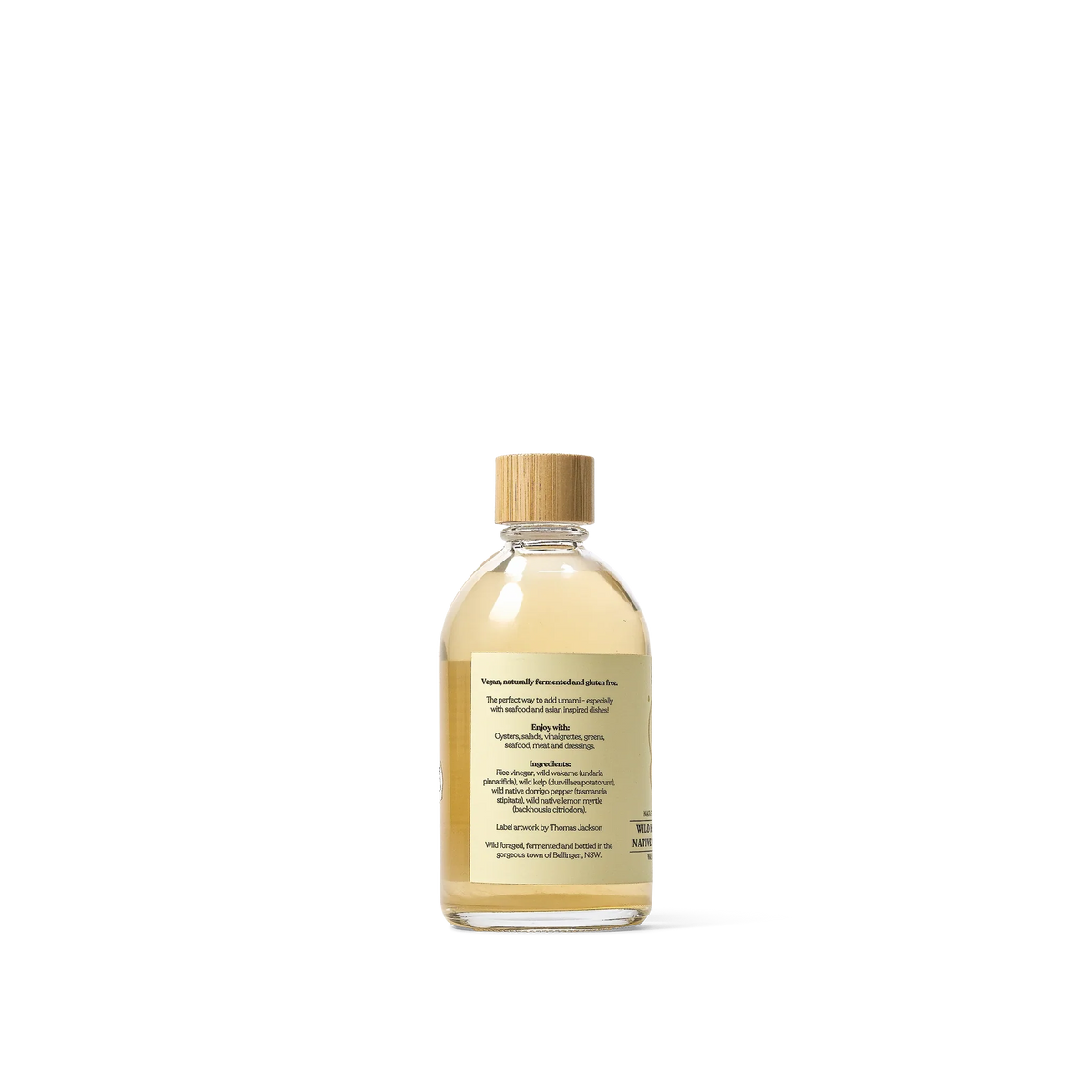 Ziggy's Wildfoods Wild Kelp Seaweed & Native Pepper Vinegar – back