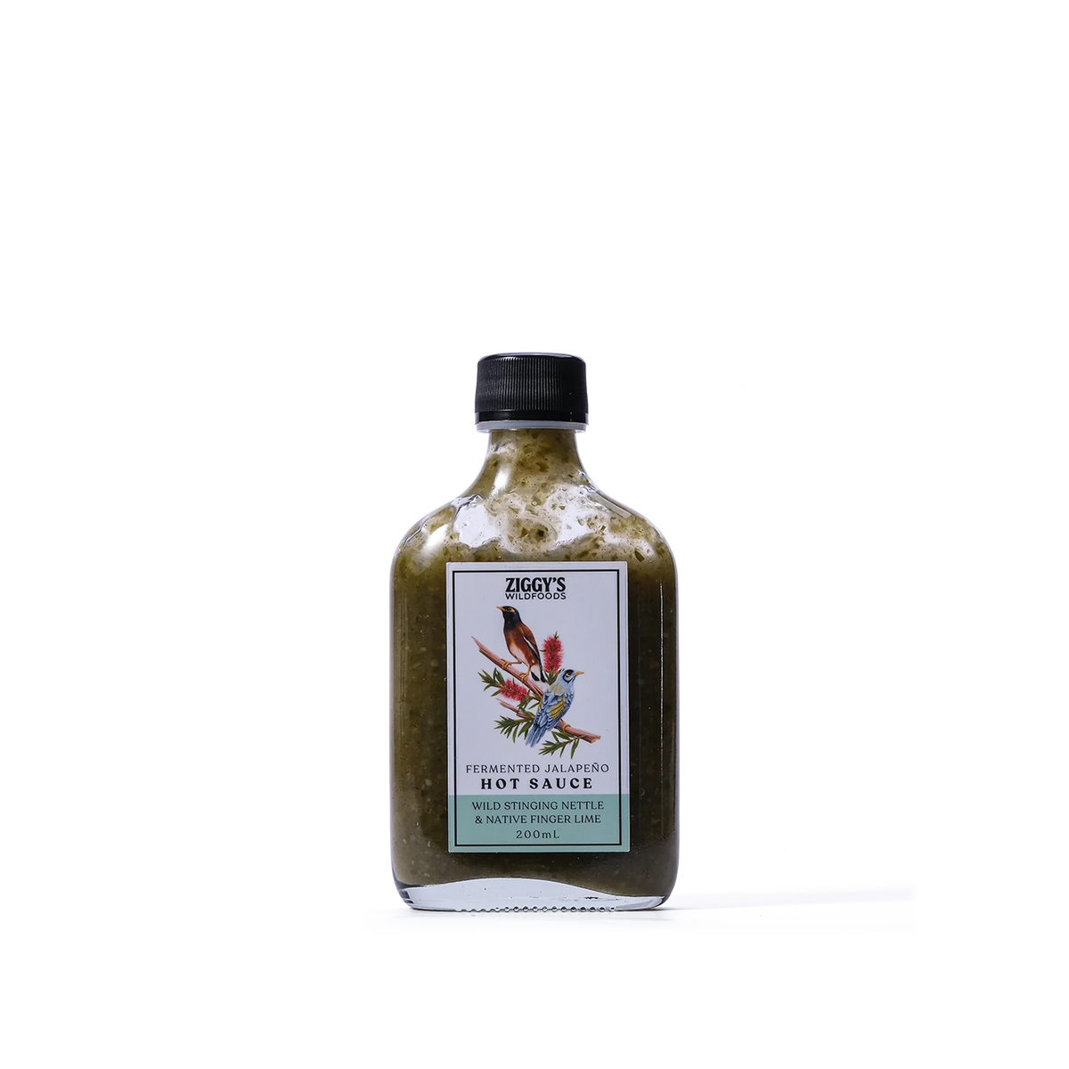 Ziggy's Wildfoods Wild Stinging Nettle & Green Fingerlime Hot Sauce
