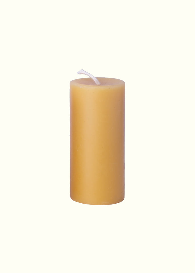24HR Organic Beeswax Pillar Candle