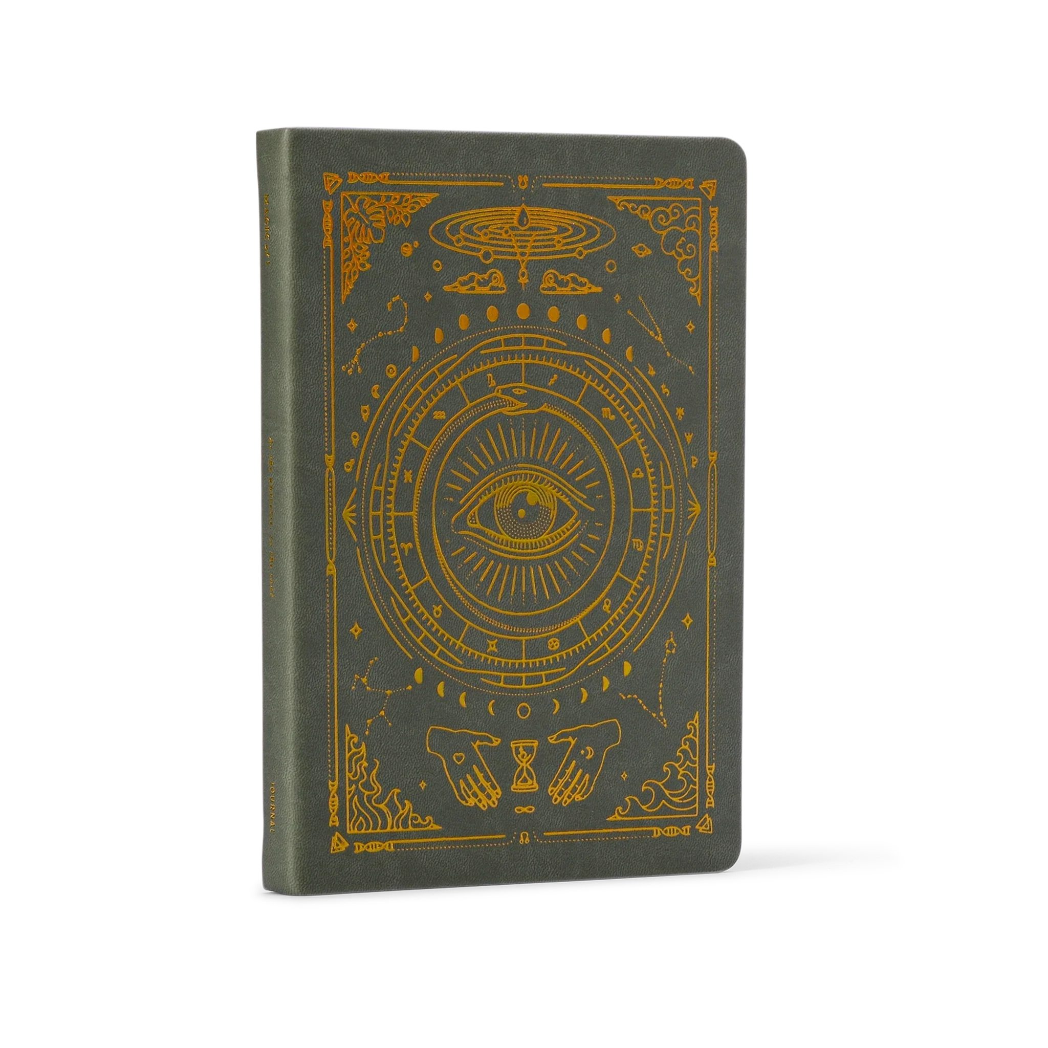 ORIGINS VEGAN LEATHER JOURNAL - LINED Sage
