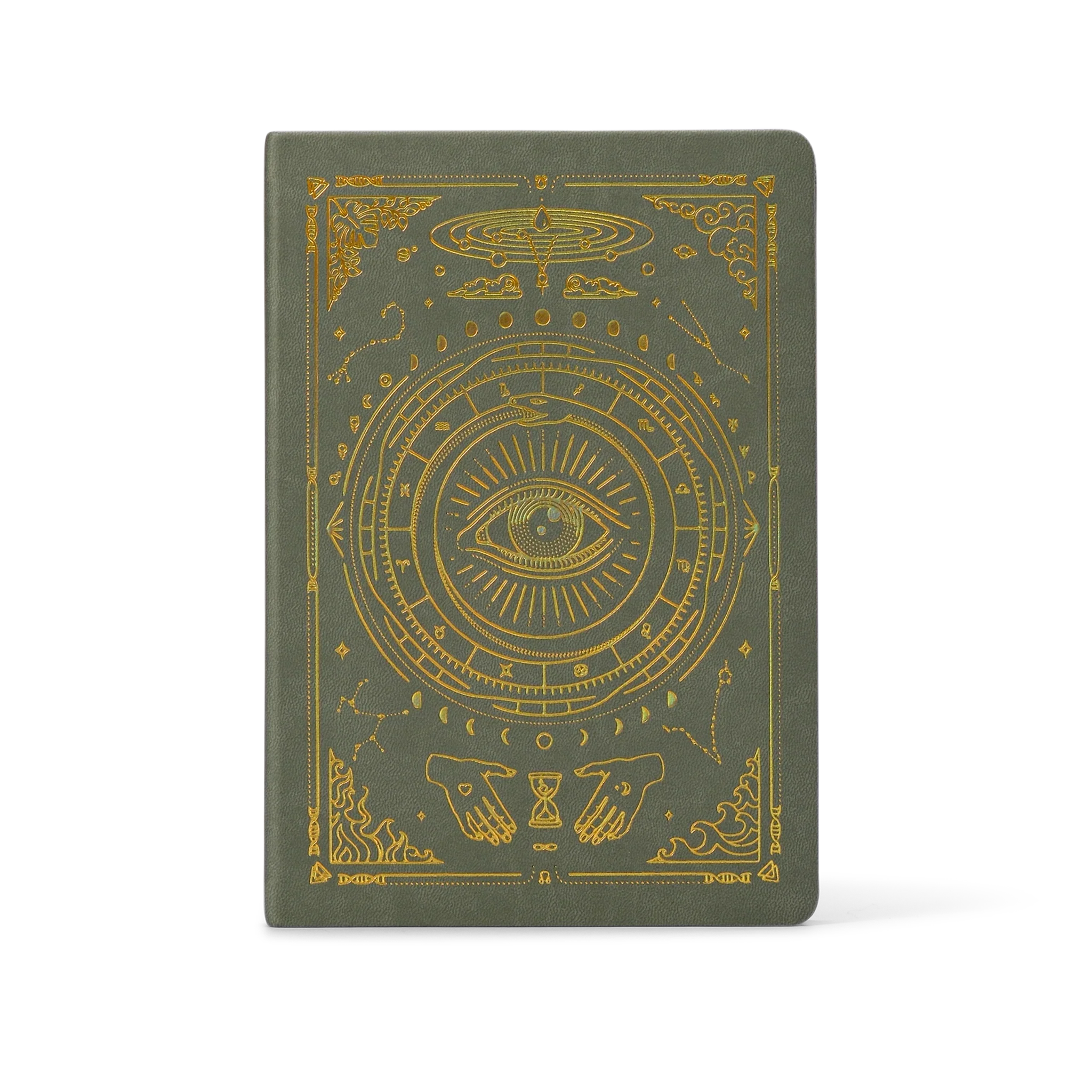 ORIGINS VEGAN LEATHER JOURNAL - LINED Sage