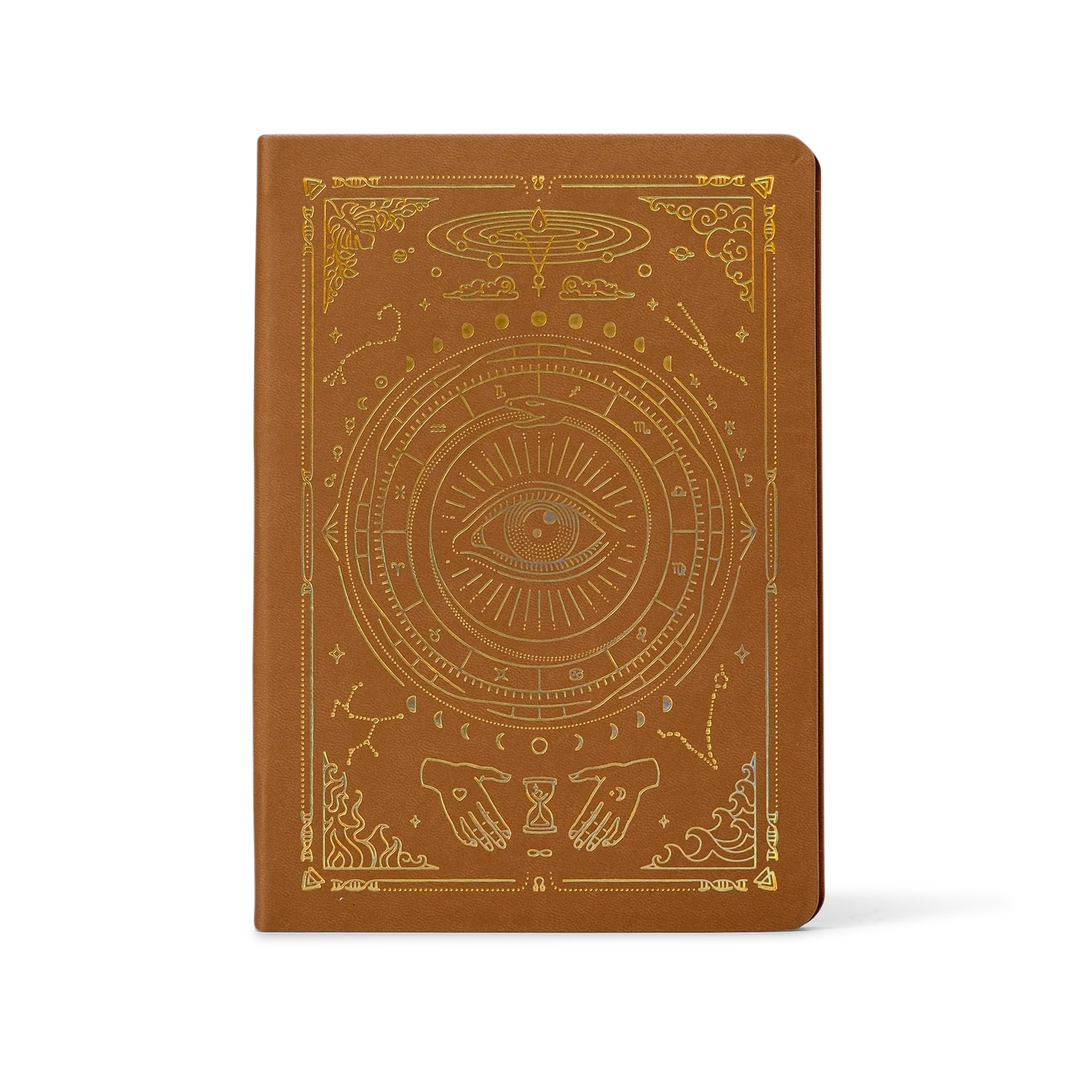 ORIGINS VEGAN LEATHER JOURNAL - UNLINED Brown