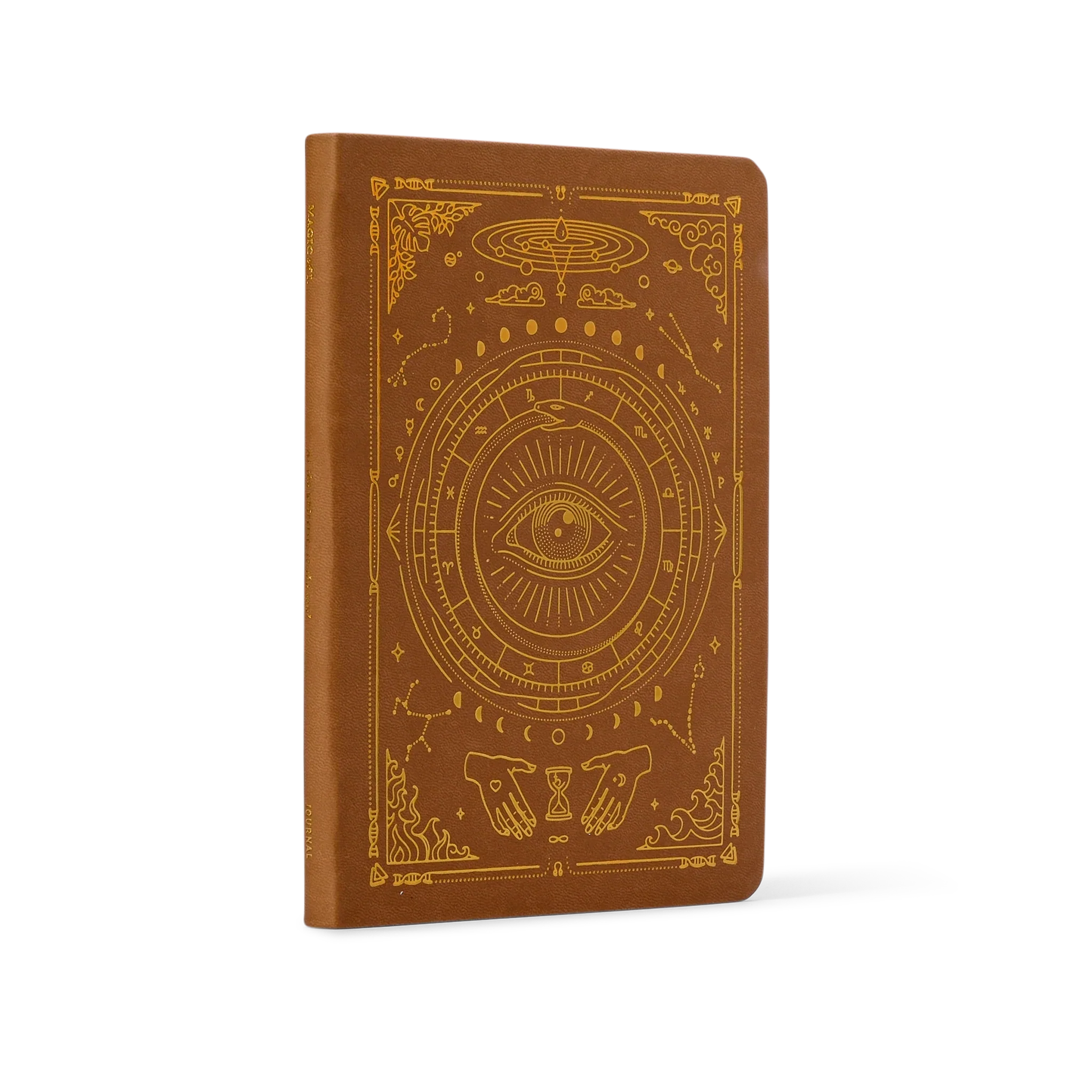 ORIGINS VEGAN LEATHER JOURNAL - UNLINED Brown