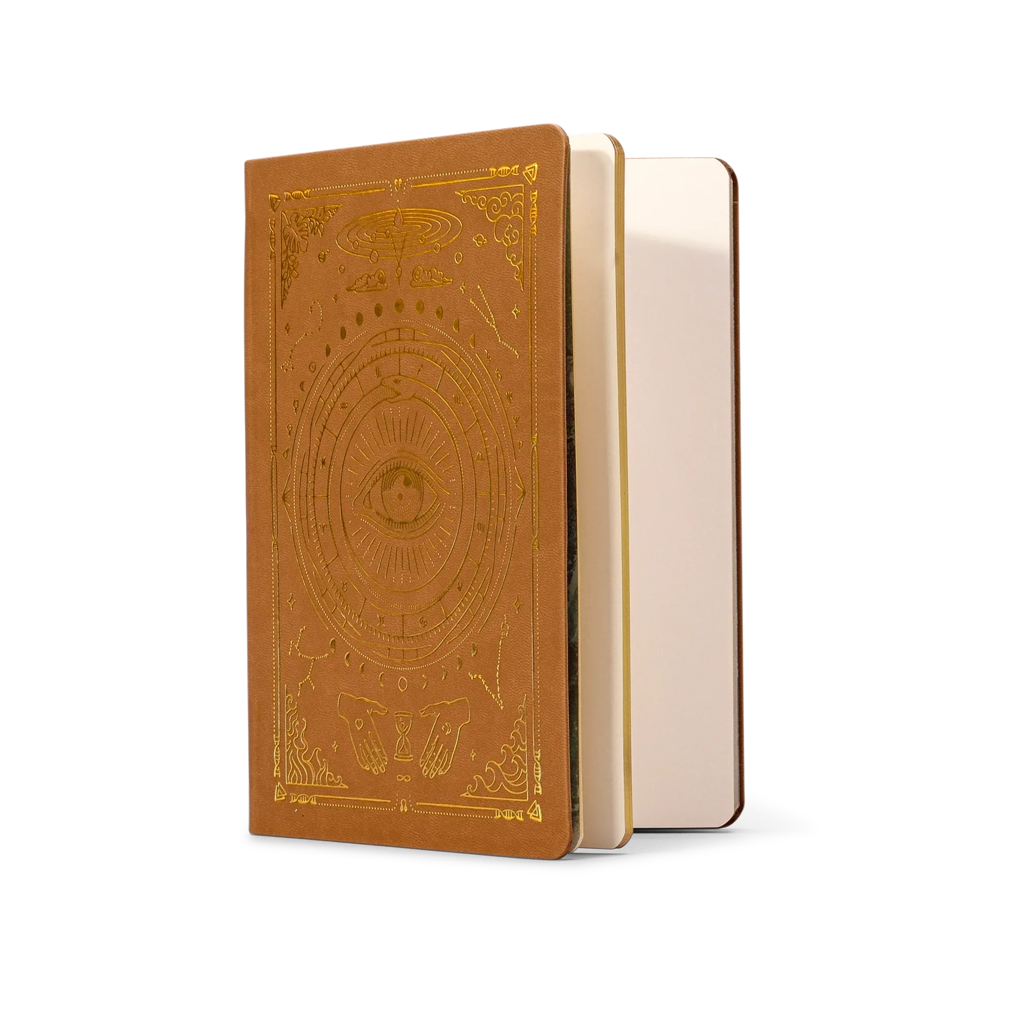 ORIGINS VEGAN LEATHER JOURNAL - UNLINED Brown