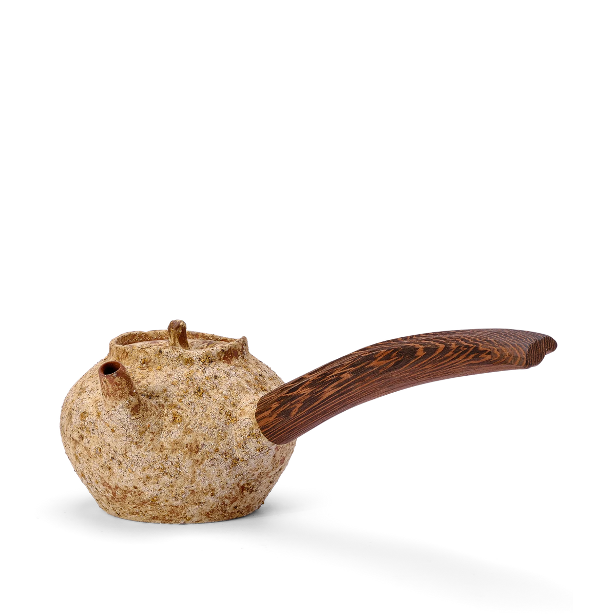 Cloud Hidden Wood Handle Teapot | 250ml | Light