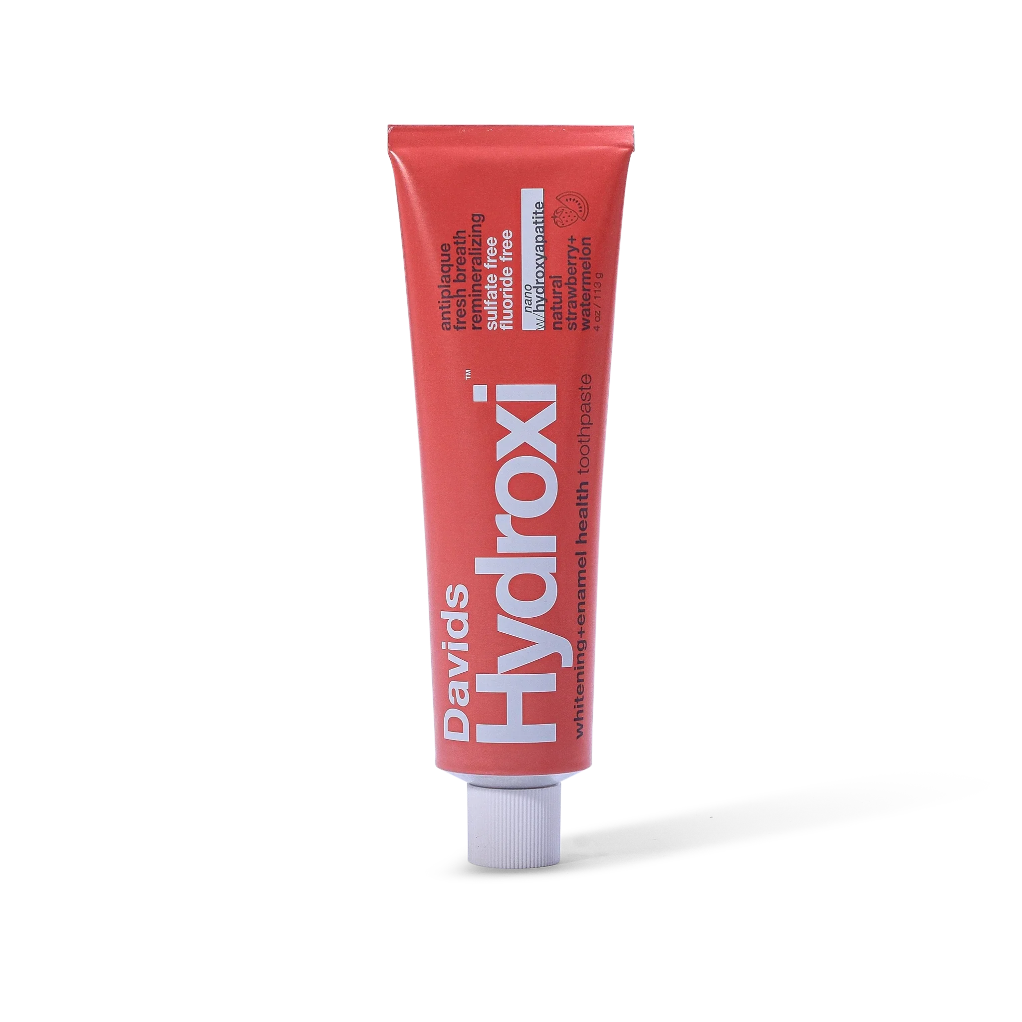 Davids Hydroxi™ Whitening + Enamel Health, Nano-Hydroxyapatite Toothpaste, Kids + Adults / Strawberry Watermelon
