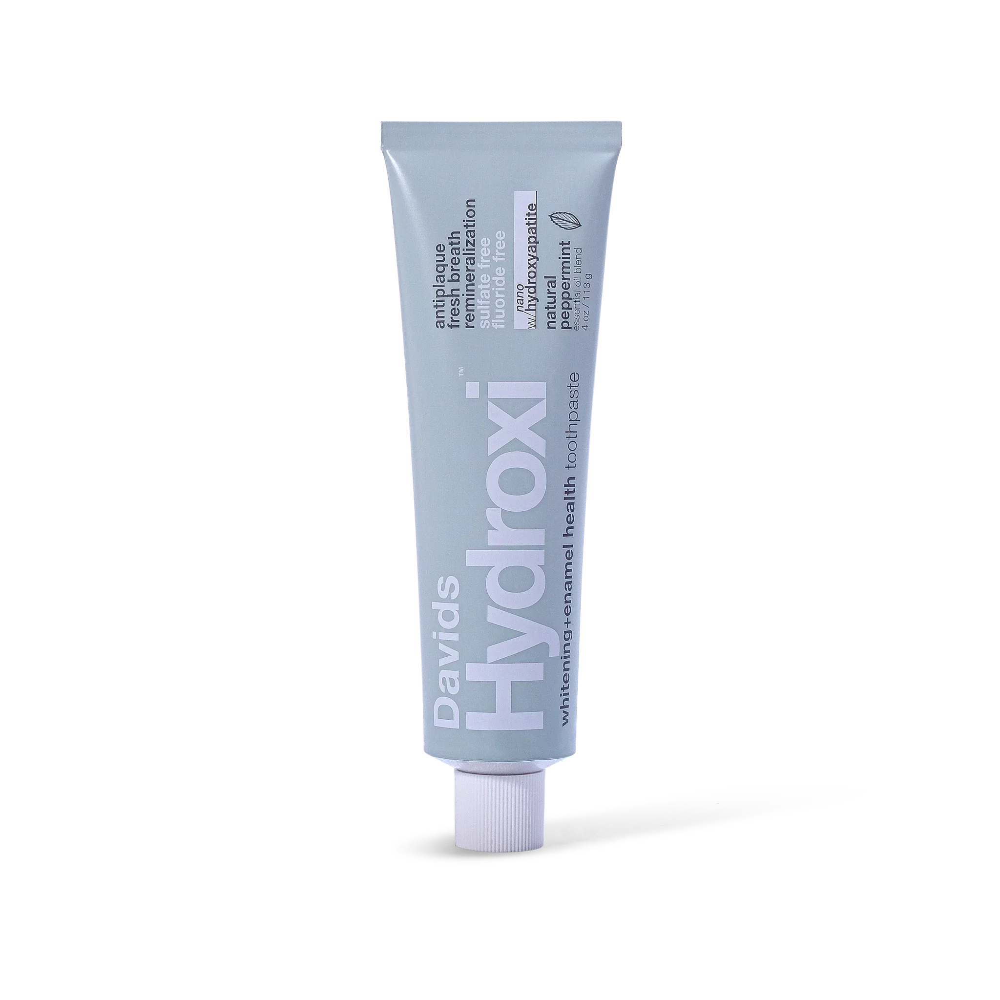 Davids Hydroxi™ Whitening+Enamel Health Nano Hydroxyapatite Premium Toothpaste / Peppermint