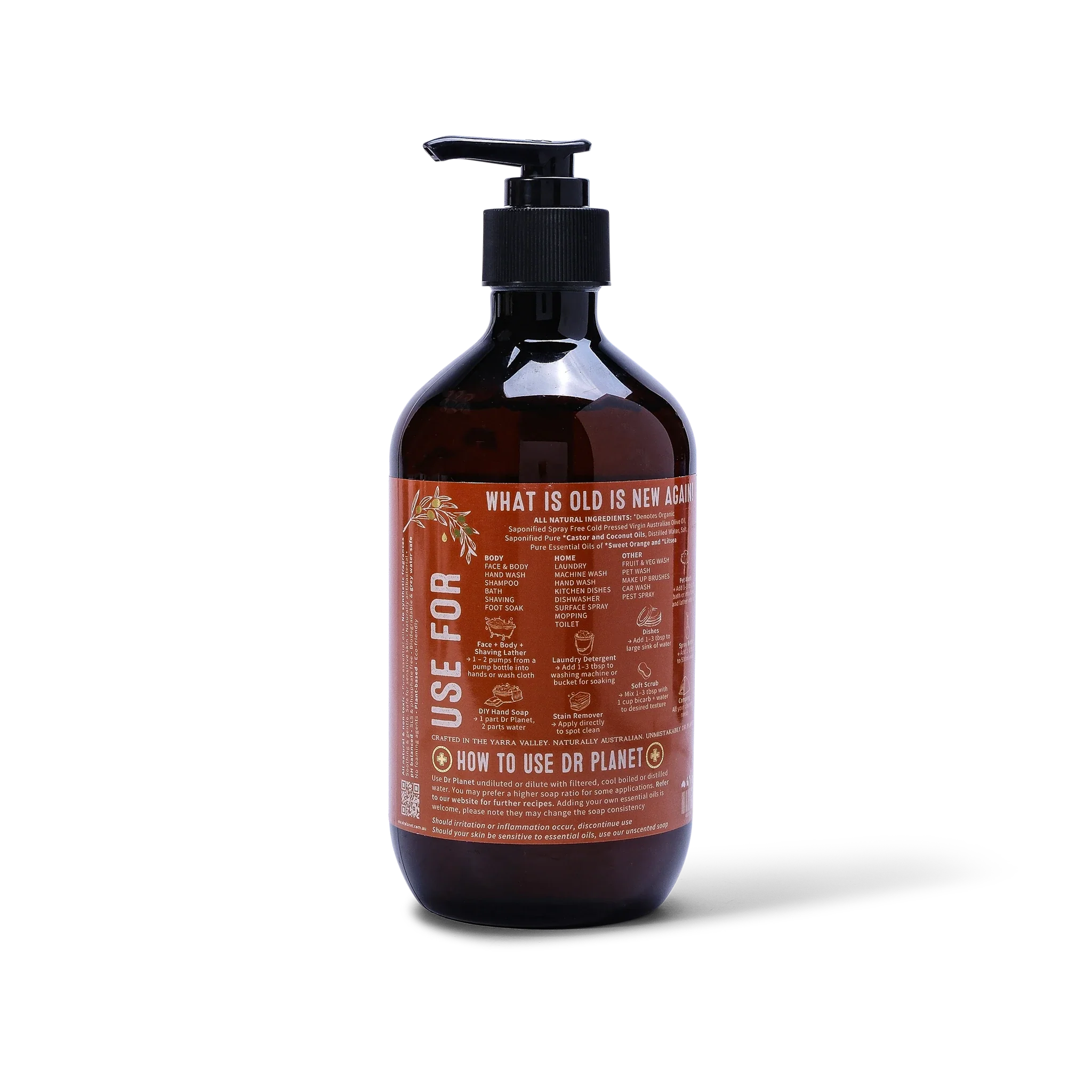 Organic Sweet Orange & Litsea Pump bottle