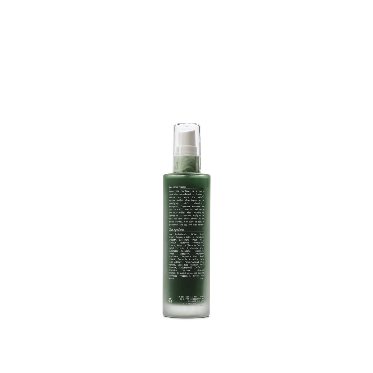 Gracious Minds Beyond the Surface Hydrating Face Mist/Toner – back