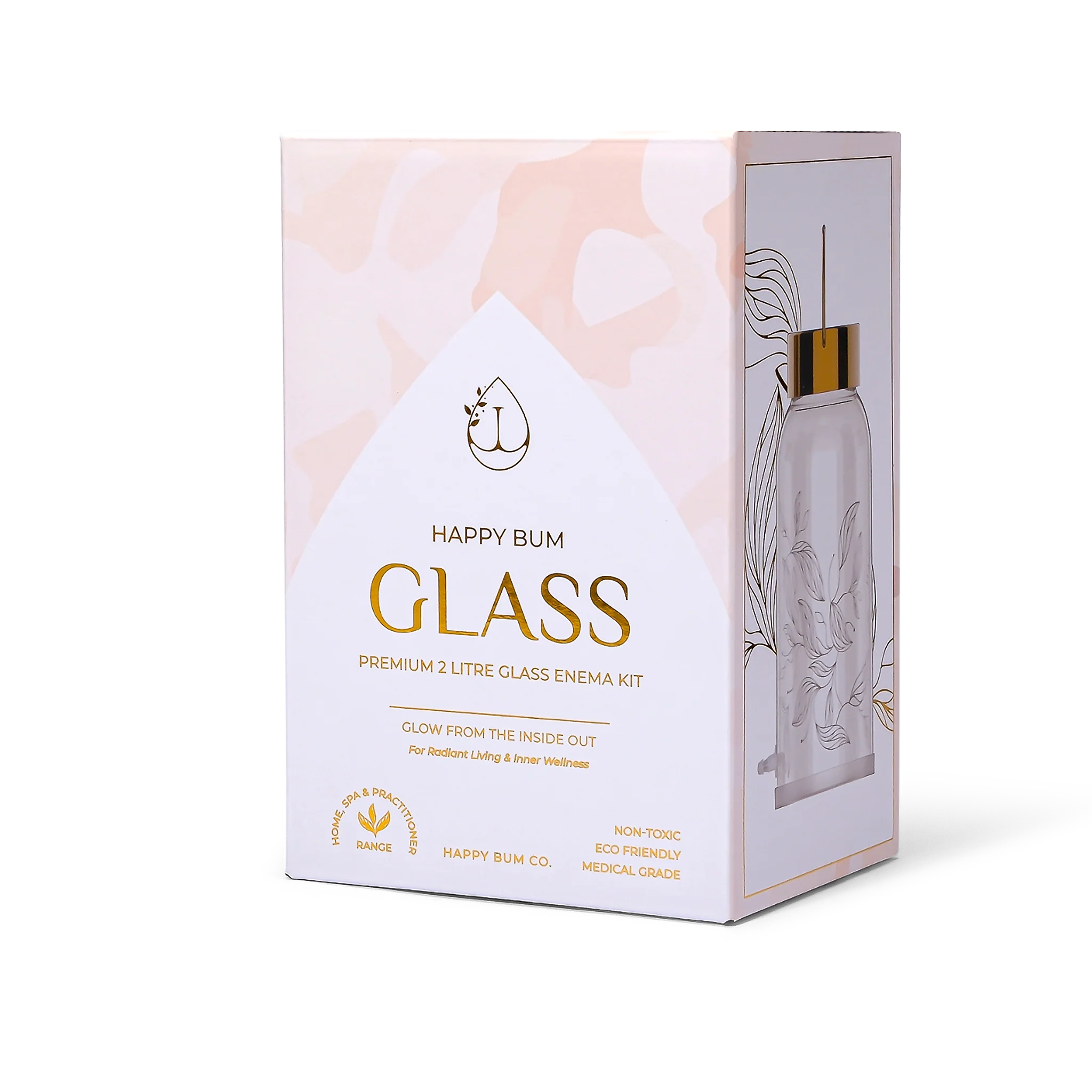 Happy Bum Glass - Premium Enema Kit