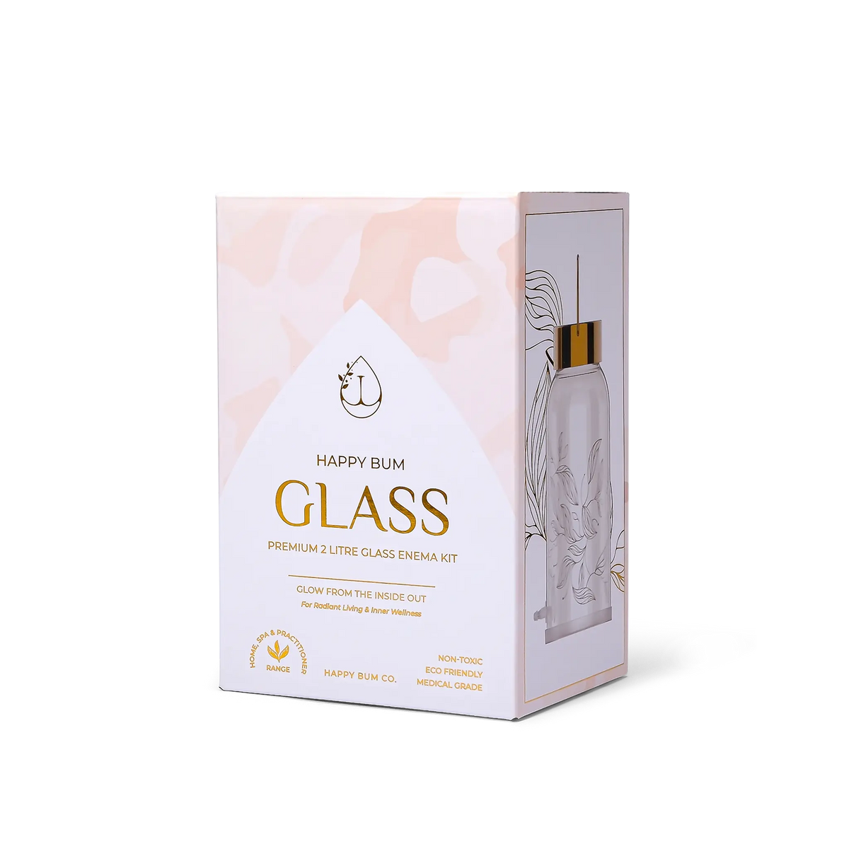 Happy Bum Glass - Premium Enema Kit