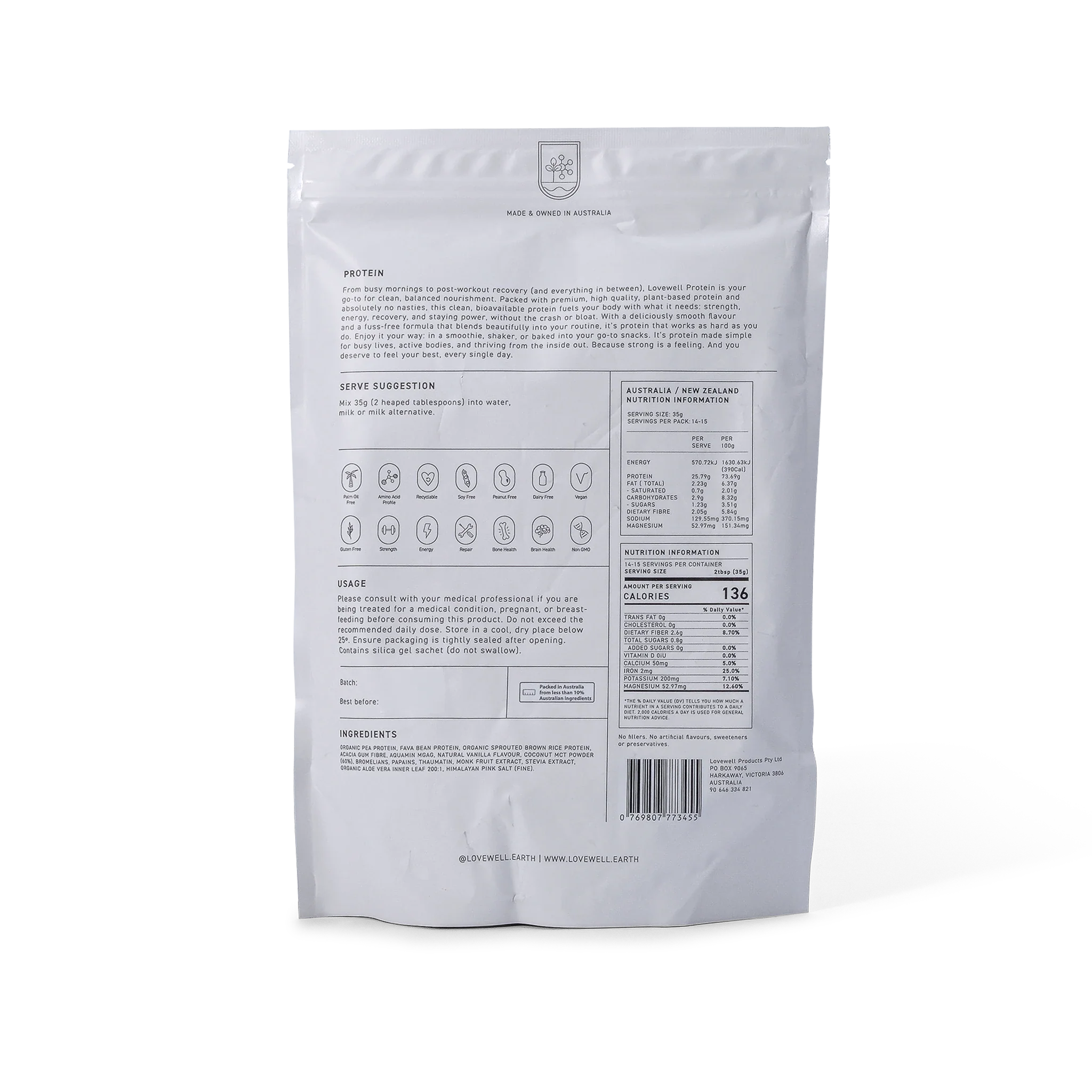 Organic Daily Protein - Vanilla