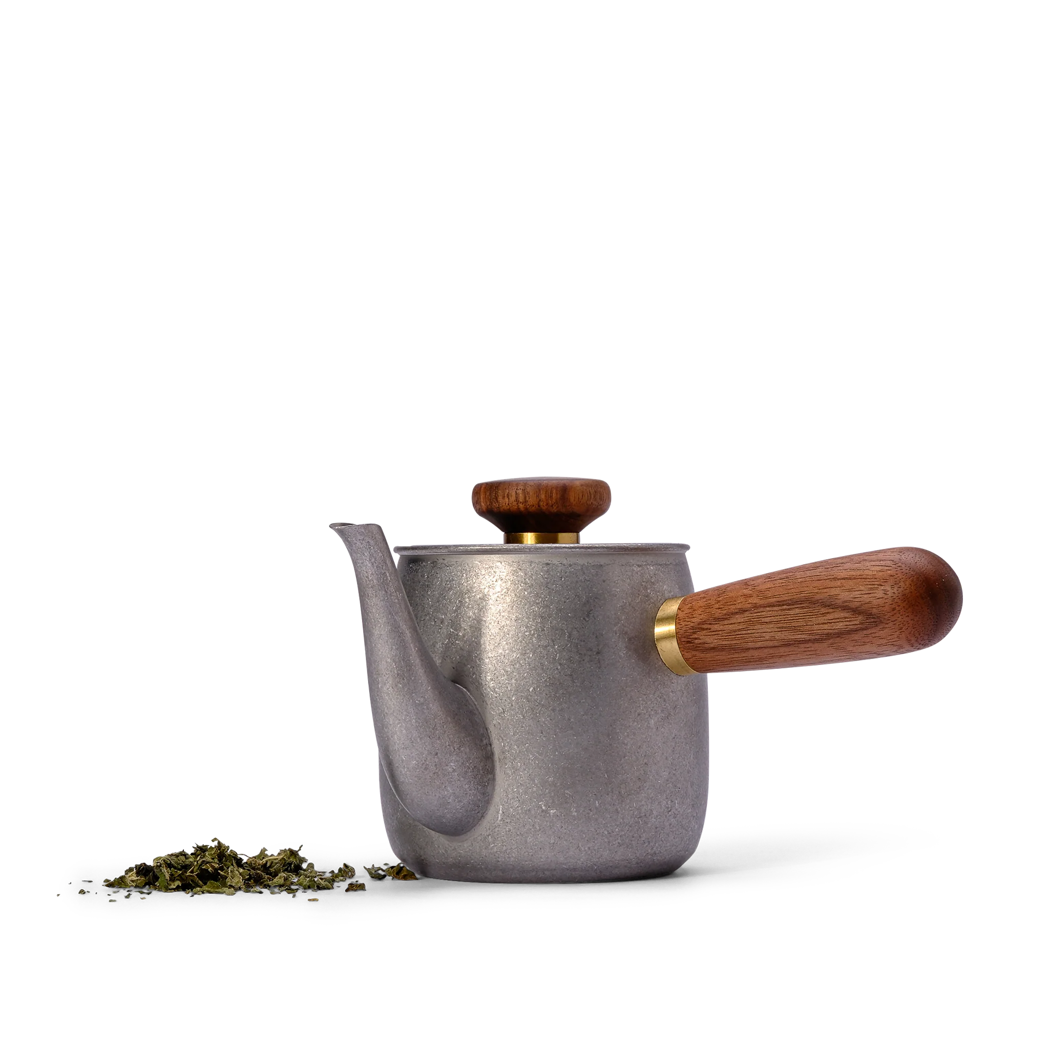 Crane Song Stainless Steep & Sip Tea Pot |
Silver