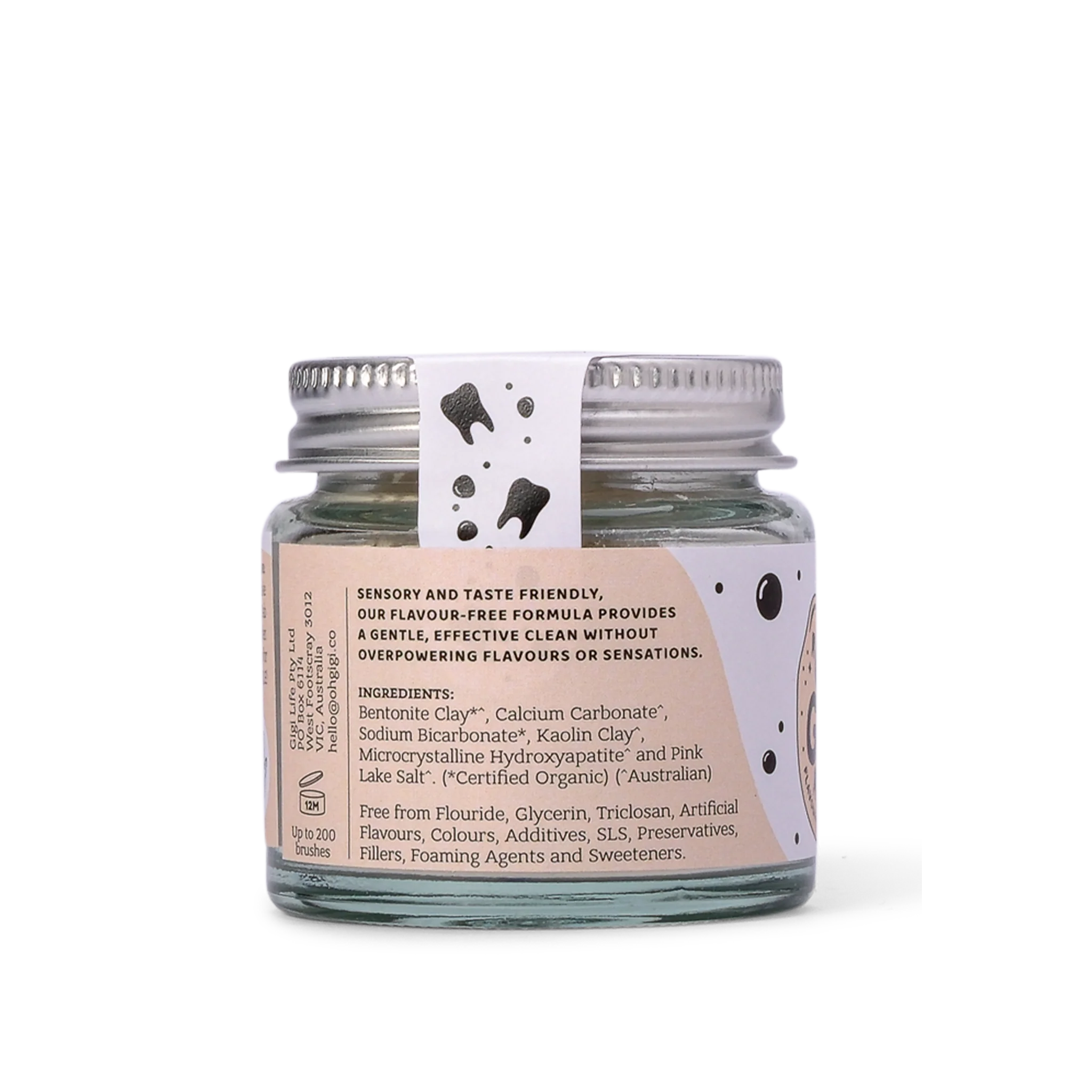 HYDROXYAPATITE TOOTHPOWDER ‘FLAVOUR-FREE BRUSH’
