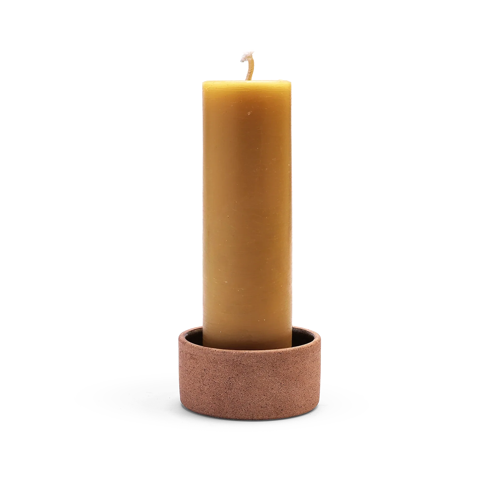 36HR Organic Beeswax Pillar Candle