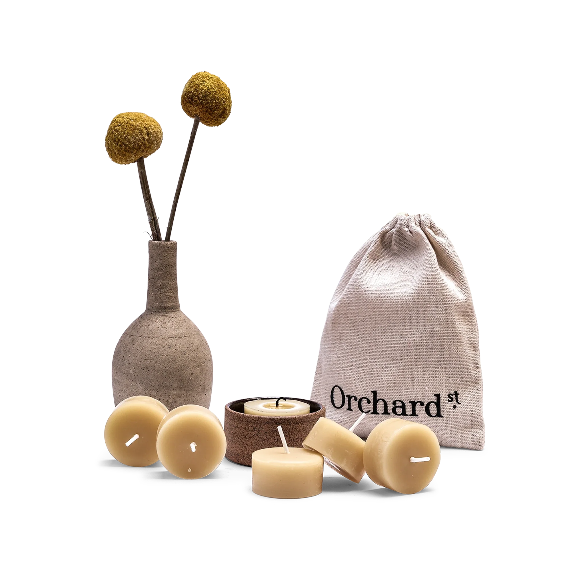 6 Pure Beeswax Tealights (4.5 HR EA)