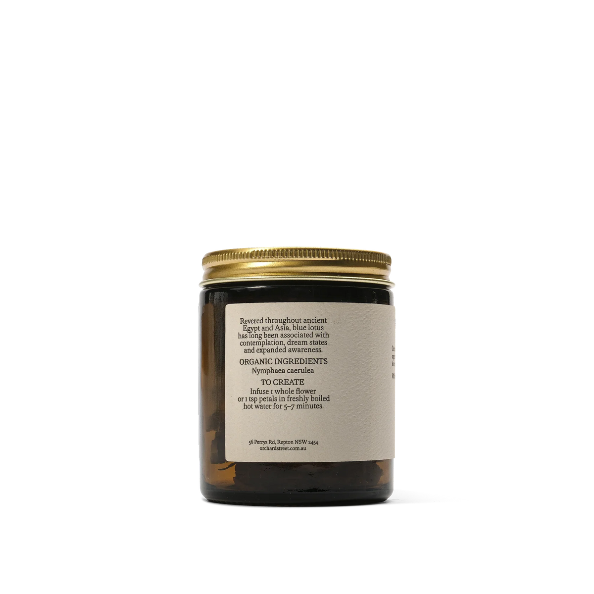 Orchard St. Blue Lotus Flower Tea – back