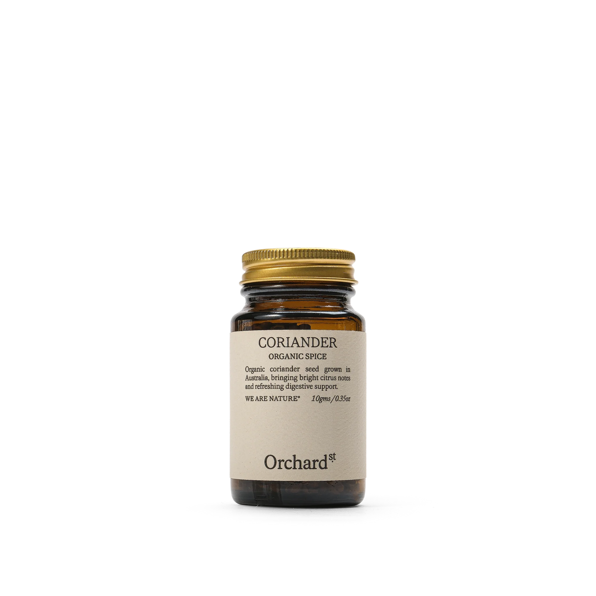 Orchard St. Organic Coriander Seeds Split – front