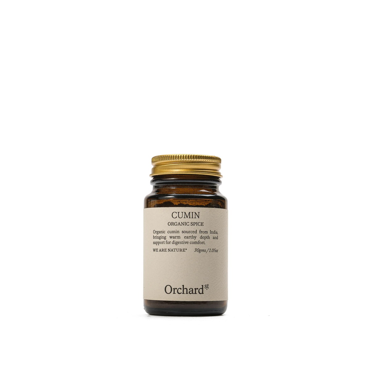 Orchard St. Organic Ground Cumin – front