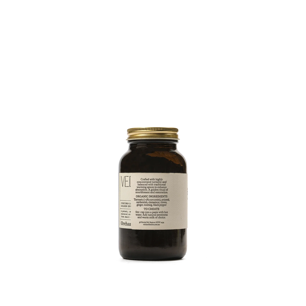 Orchard St. Vedic Latte – back