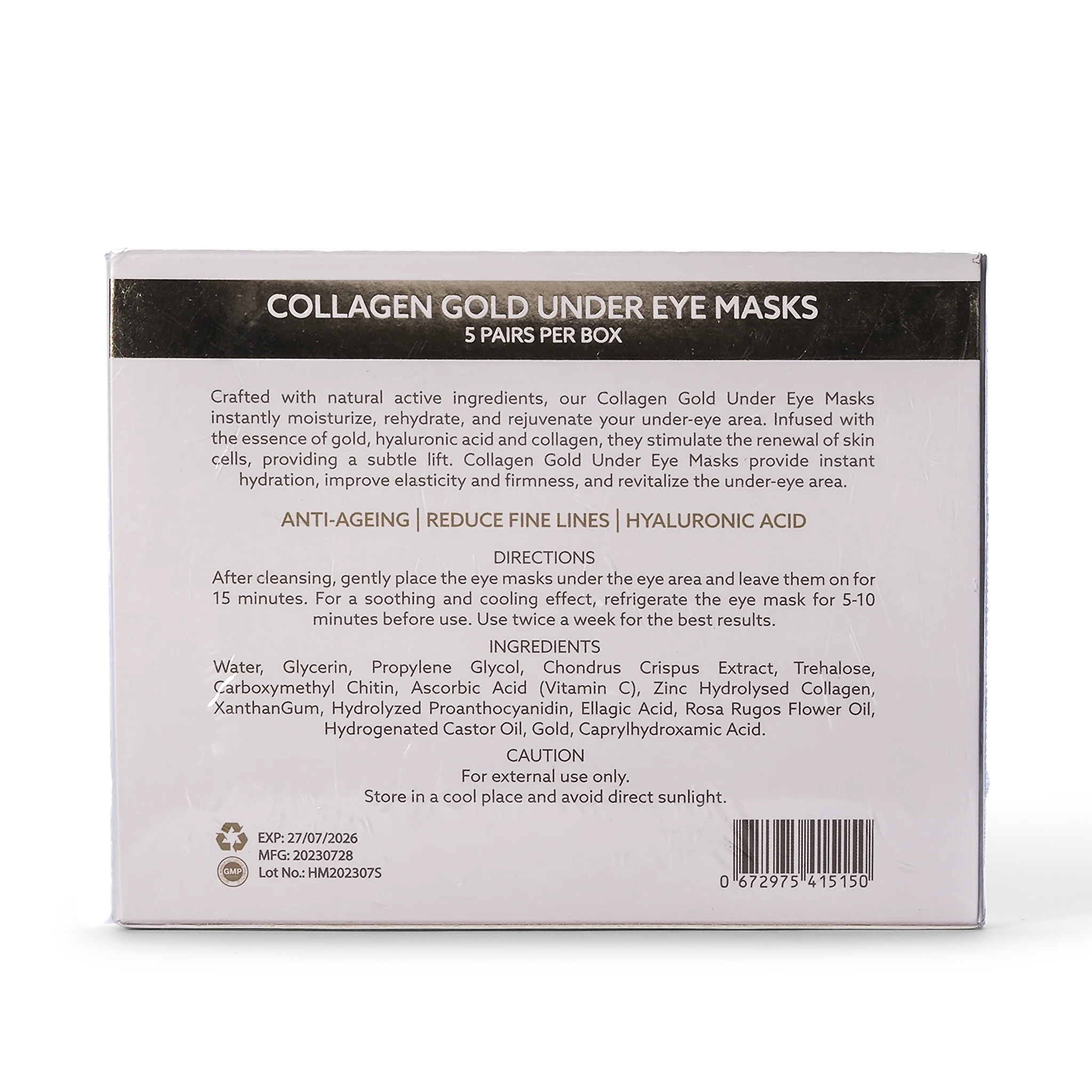 CGN Gold Under Eye Mask