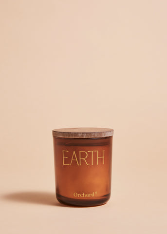 large essential oils candle - earth