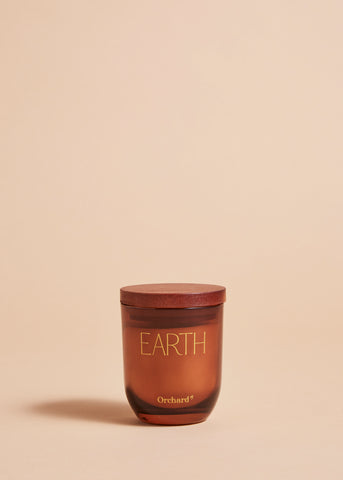 small essential oil candle - earth