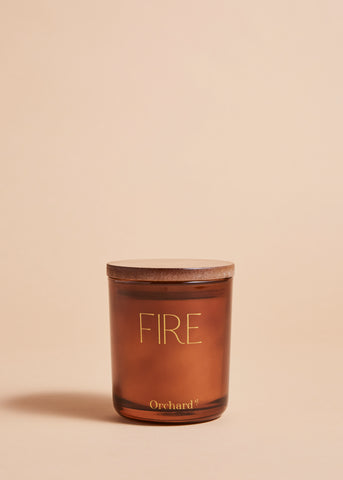 large essential oils candle - fire