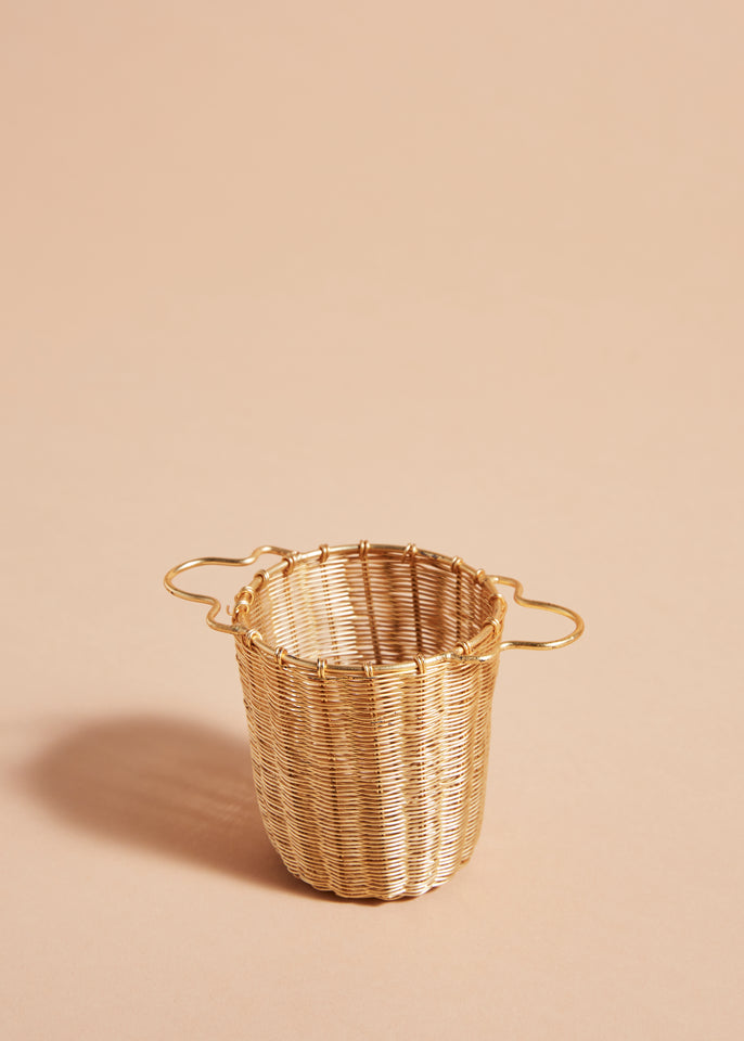 brass tea strainer